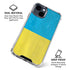 Ukraine Flag Distressed iPhone 15 Clear Case